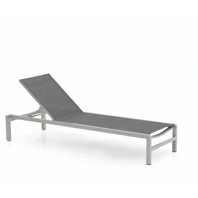 Hliníkové ležadlo k bazénu s textilným výpletom