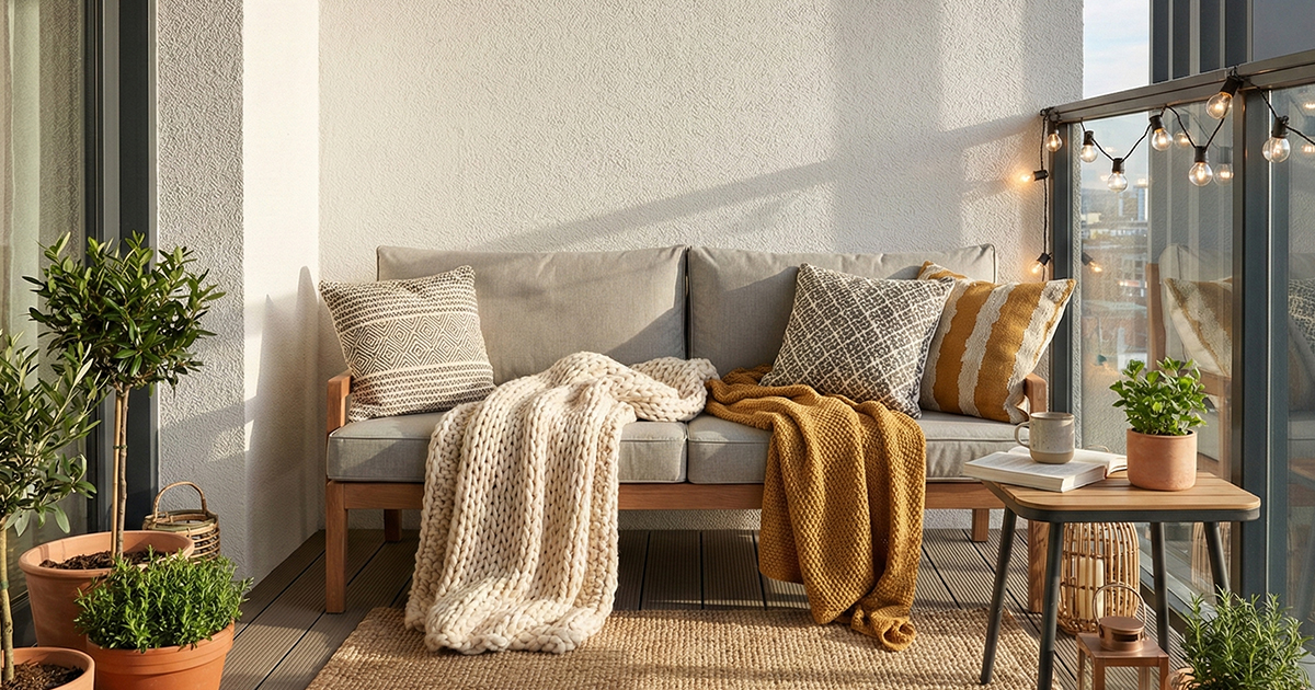 Malá terasa, veľký komfort: Ako zariadiť balkón a loggiu v roku 2026