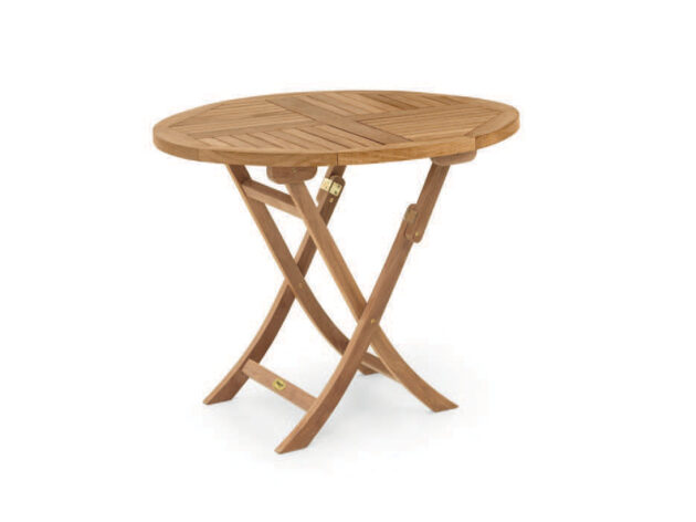 Teakový okrúhly Stôl Stuttgart XL