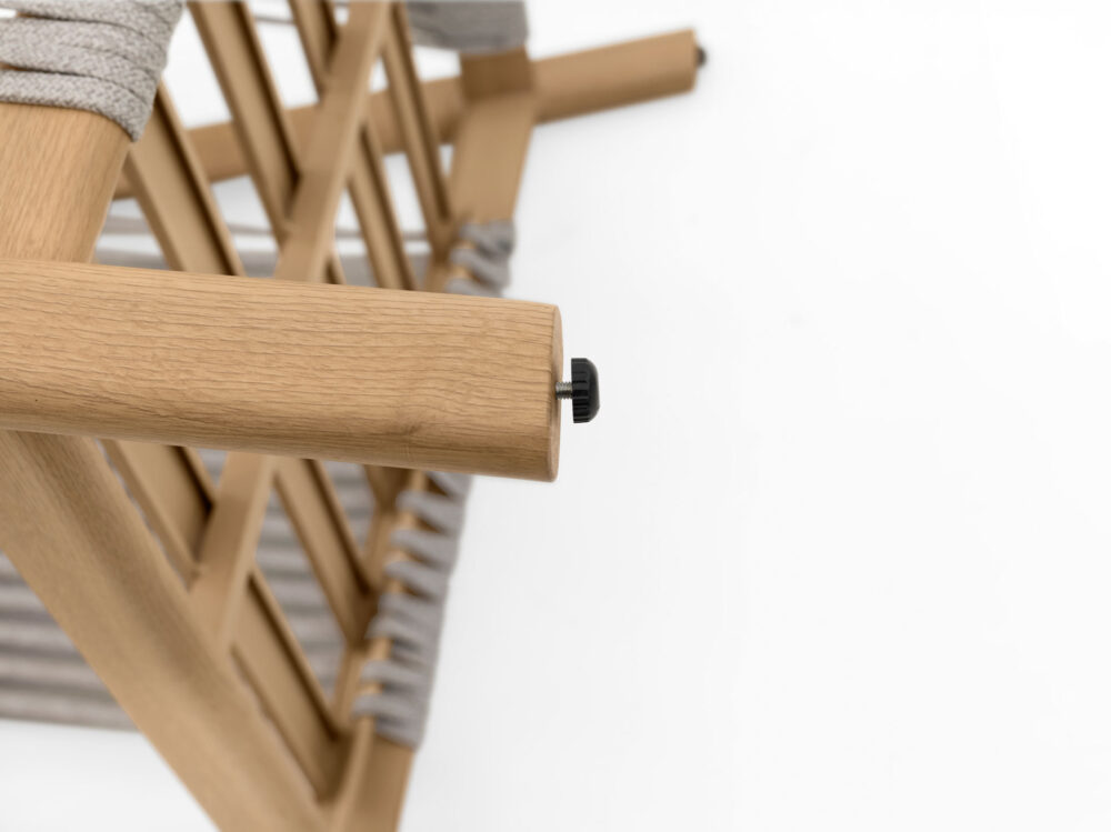 Nožičky záhradného kresla Atlanta z hliníka