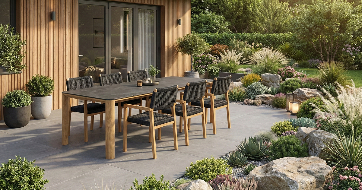 Teak, Hliník alebo Ratan? Veľké porovnanie záhradných materiálov pre rok 2026