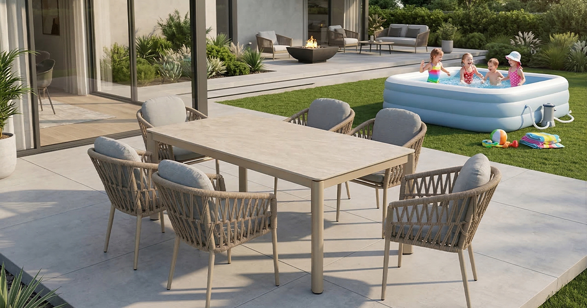 Ako vybrať záhradný nábytok na terasu